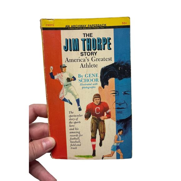 The Jim Thorpe Story America’s Greatest Athlete 1967 Archway Paperback - Picture 1 of 11